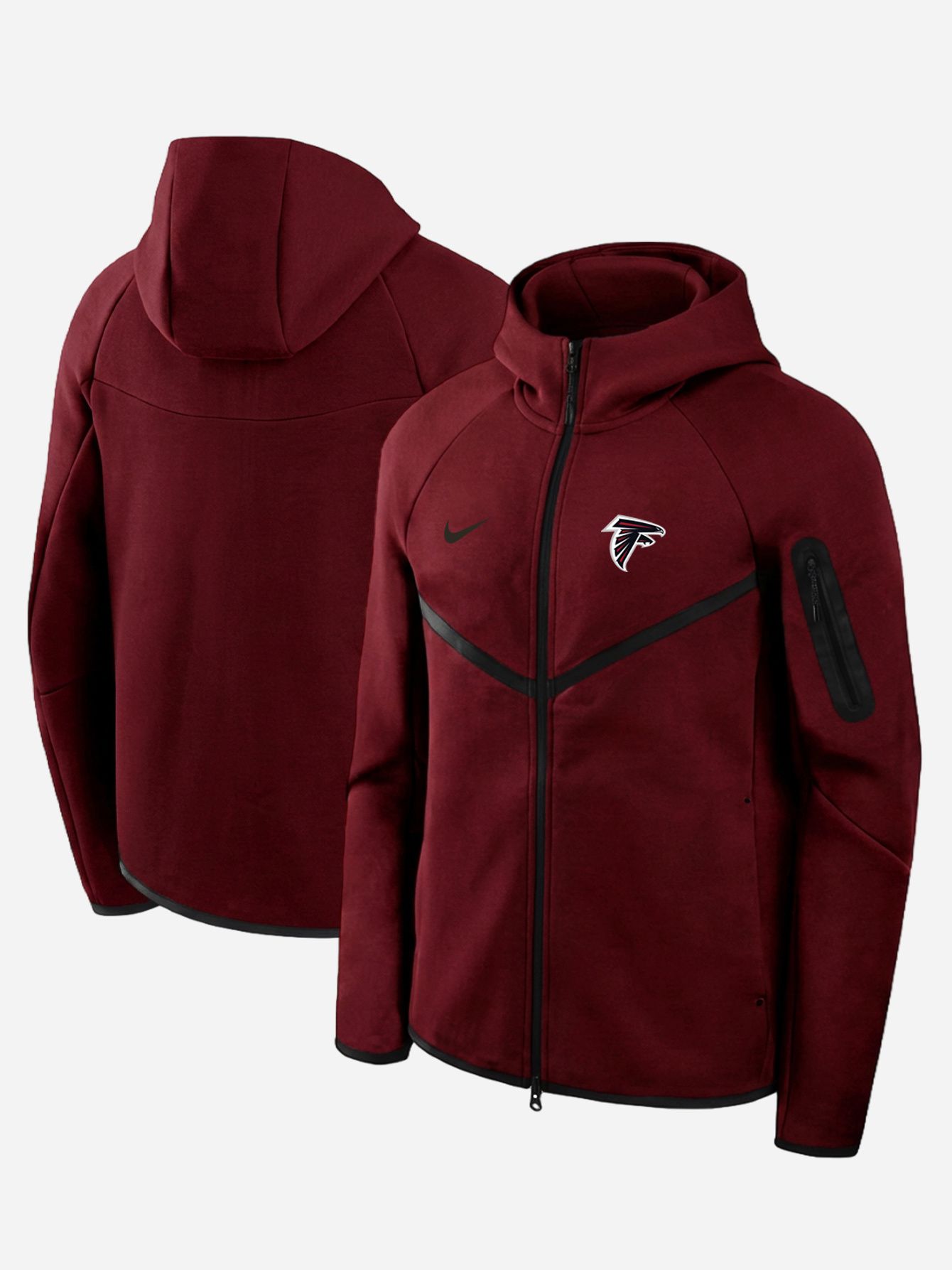 Men 2026 Nike NFL Atlanta Falcons hoodie red 05->los angeles chargers->NFL Jersey